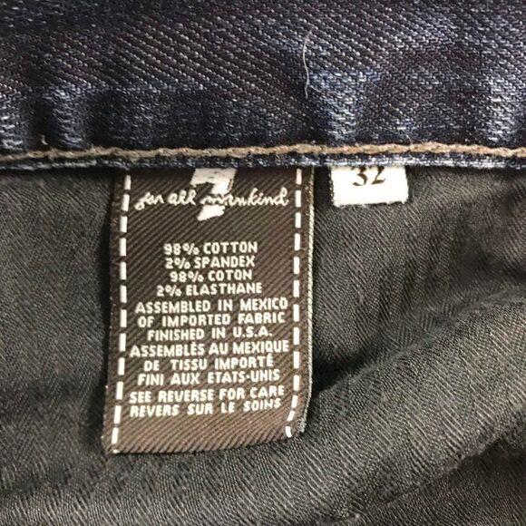 7 For All Mankind Men's Austyn Dark Washed Jeans 32 - Picture 3 of 12